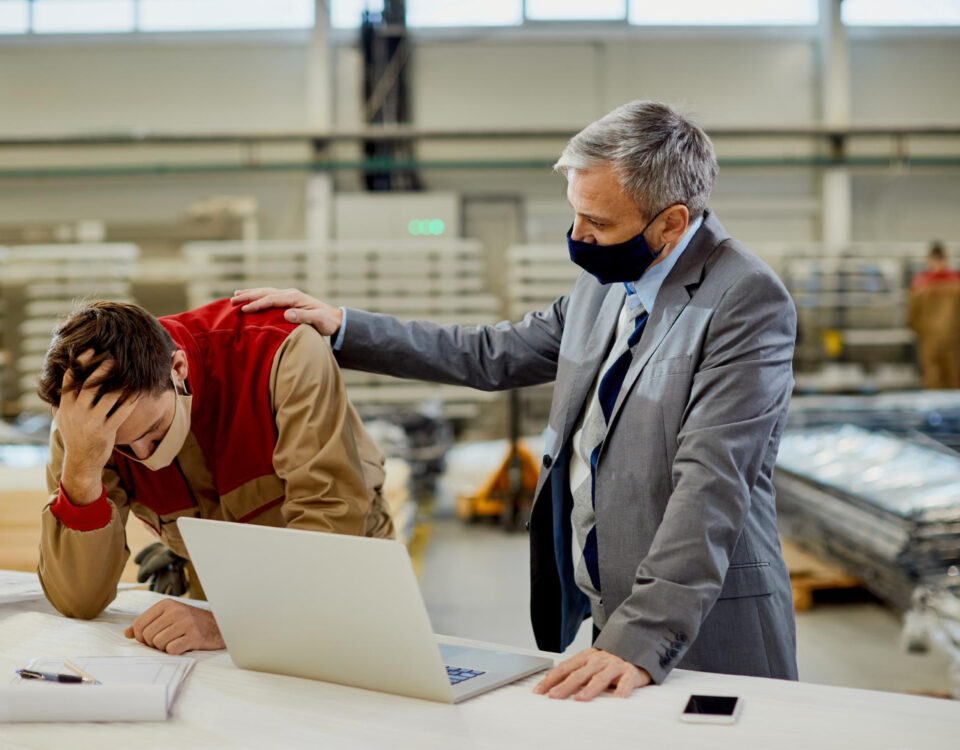 Como problemas físicos afetam operações comerciais