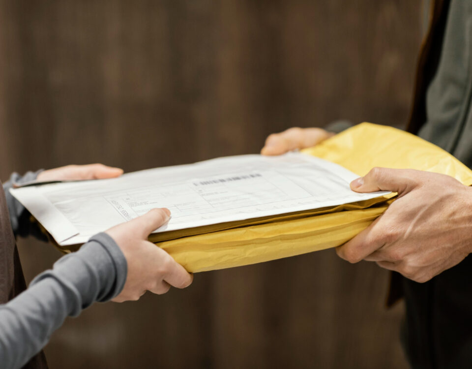 Logística na entrega de documentos oficiais com segurança