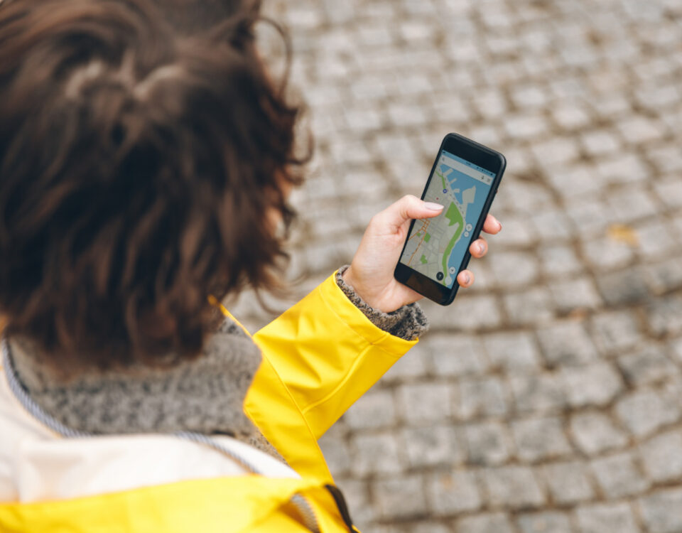 O mapa do app revela se o prestador vai chegar no horário?