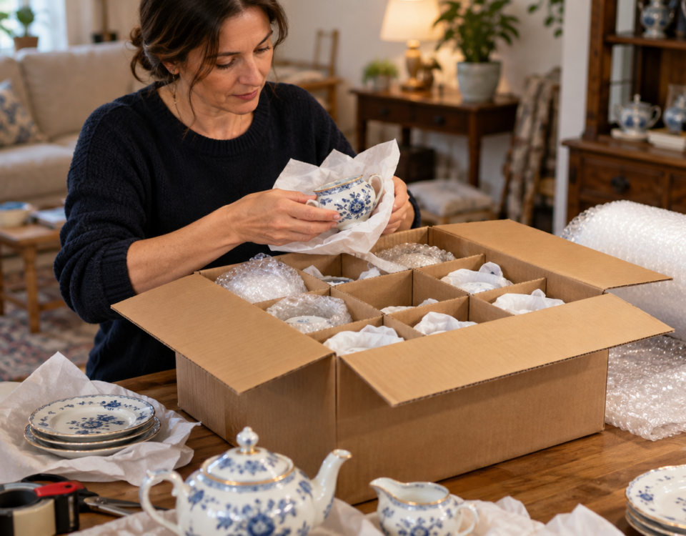 Como porcelanas antigas atravessam o país sem quebrar no caminho?